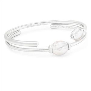 NWT Kendra Scott Amiya Cuff Bracelet Set In Pearl